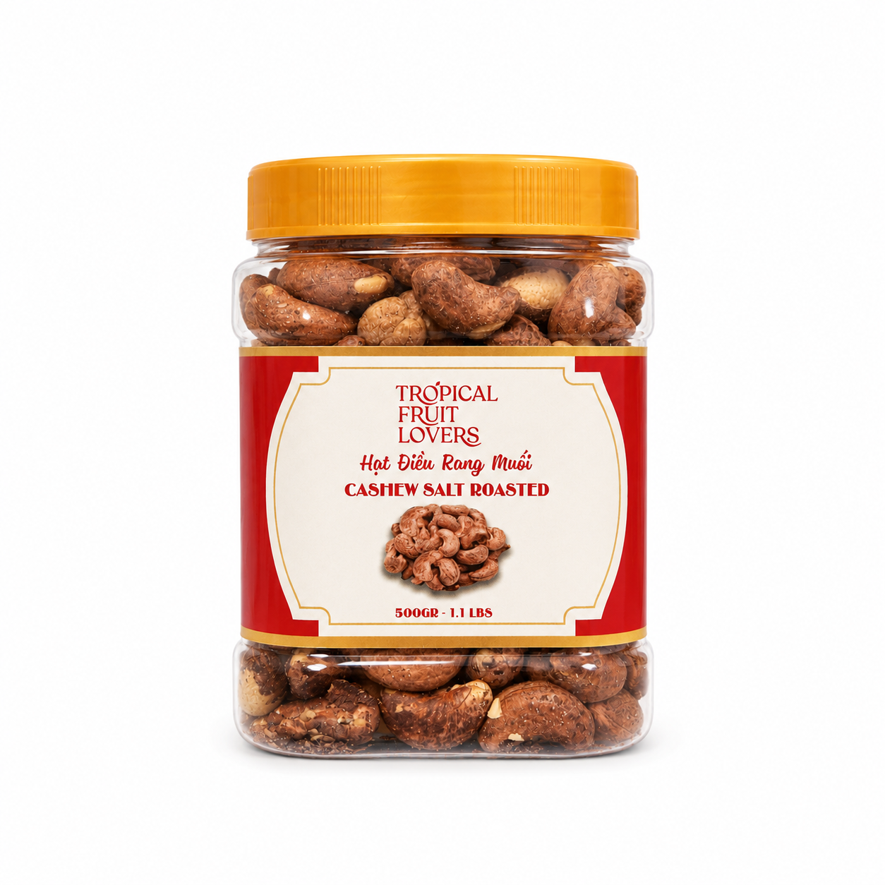 Hạt Điều Rang Muối | Roasted Cashew Nuts w Salted 500g