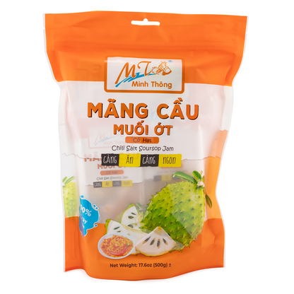 Minh Thông-Mãng Cầu Sấy Muối Ớt  | Chili Salt Soursop Jam