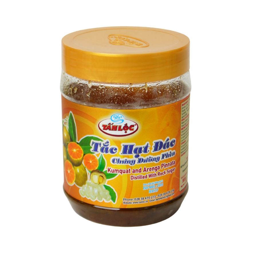 Tắc Hạt Đác Chưng Đường Phèn | Kumquat & Arenga Pinnata Distilled with Rock Sugar 900g