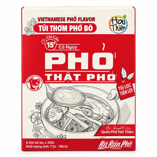 Túi Thơm Phở Bò Hai Thiền | Beef Pho Flavor 198g