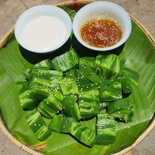 Bánh Đúc Gân | Pandan Rice Cake