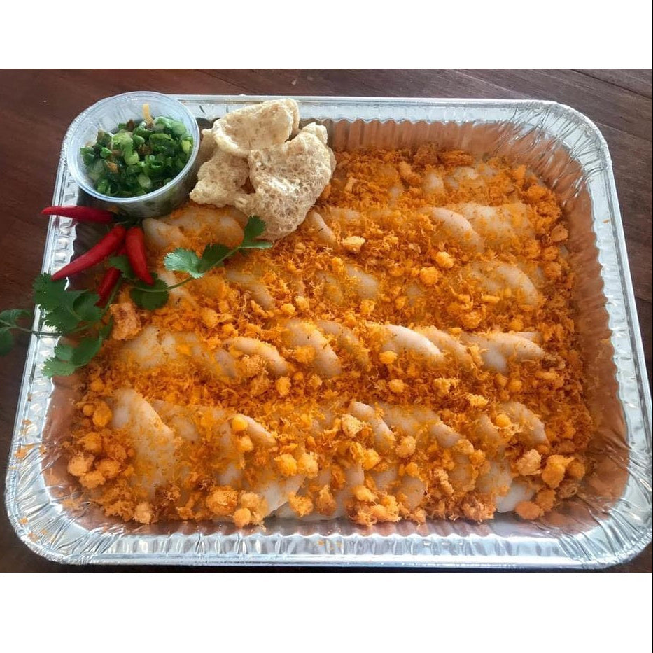 Bánh Bèo Tôm Chấy | Steamed Rice Cakes with Shrimp Floss