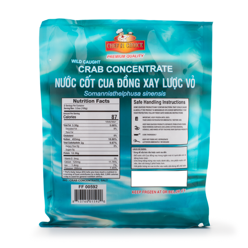 Cốt Cua Đồng | Crab Concentrate 283g