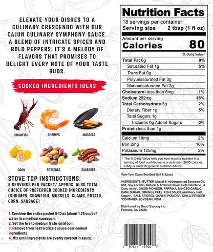 Yum-Yum Cajun Seafood Sauce 18oz