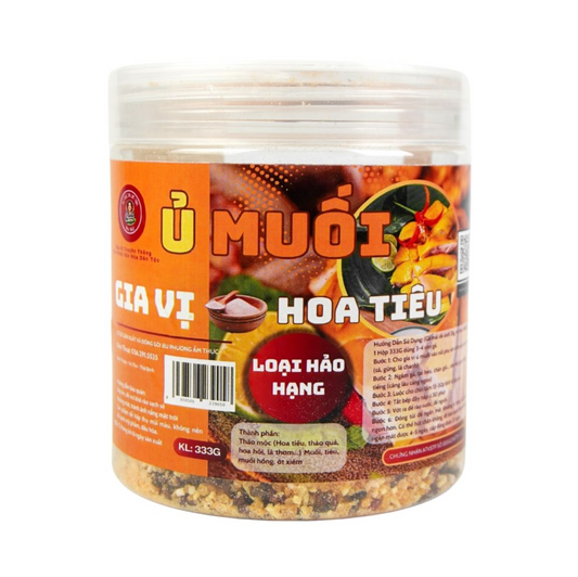 Gia Vị Ủ Muối Hoa Tiêu | Bu Phuong Sichuan Pepper Salt Seasoning 333g