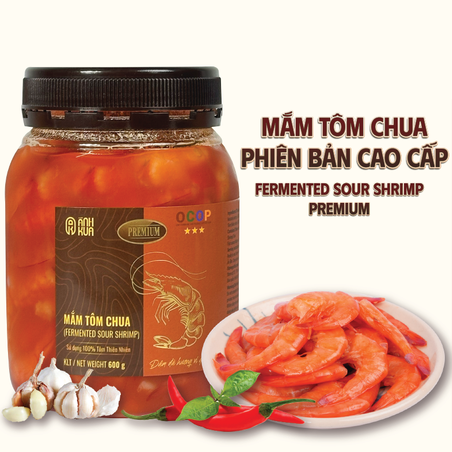 Mắm Tôm Chua Ánh Kua | Fermented Sour Shrimp 600g
