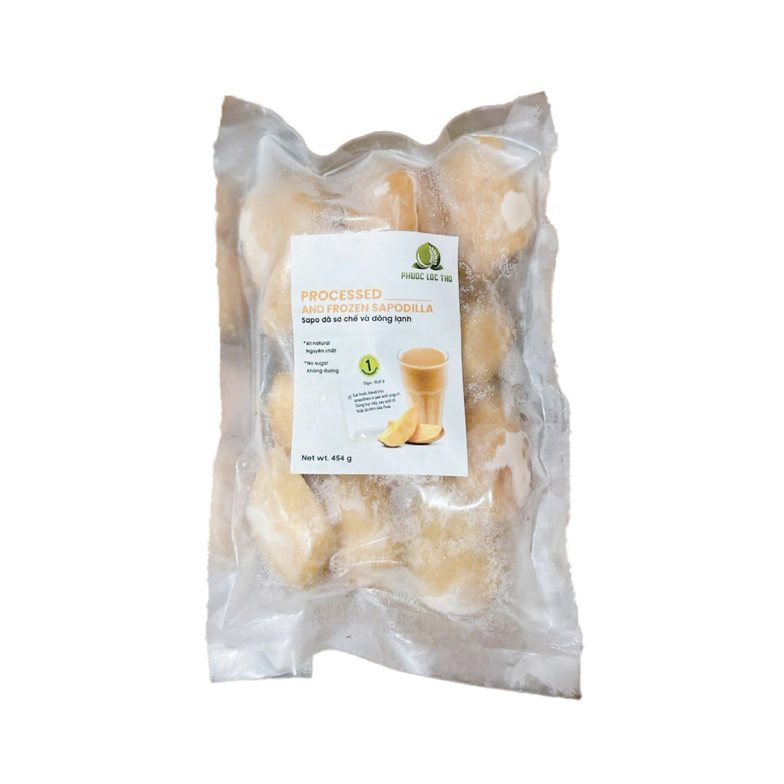 Sapoche/Hồng Xiêm | Frozen Sapodilla Peeled & Seedless