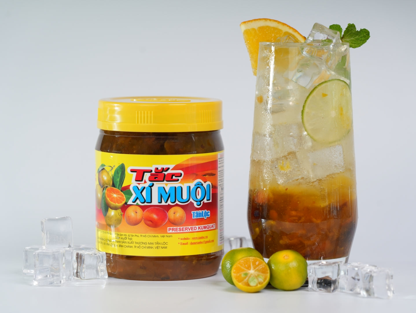 Tắc Xí Muội Tấn Lộc | Preserved Kumquat 900g