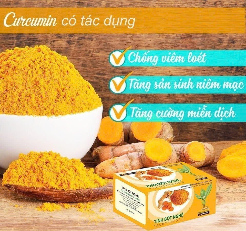Tinh bột nghệ VCurmin | Curcumin Powder 250g