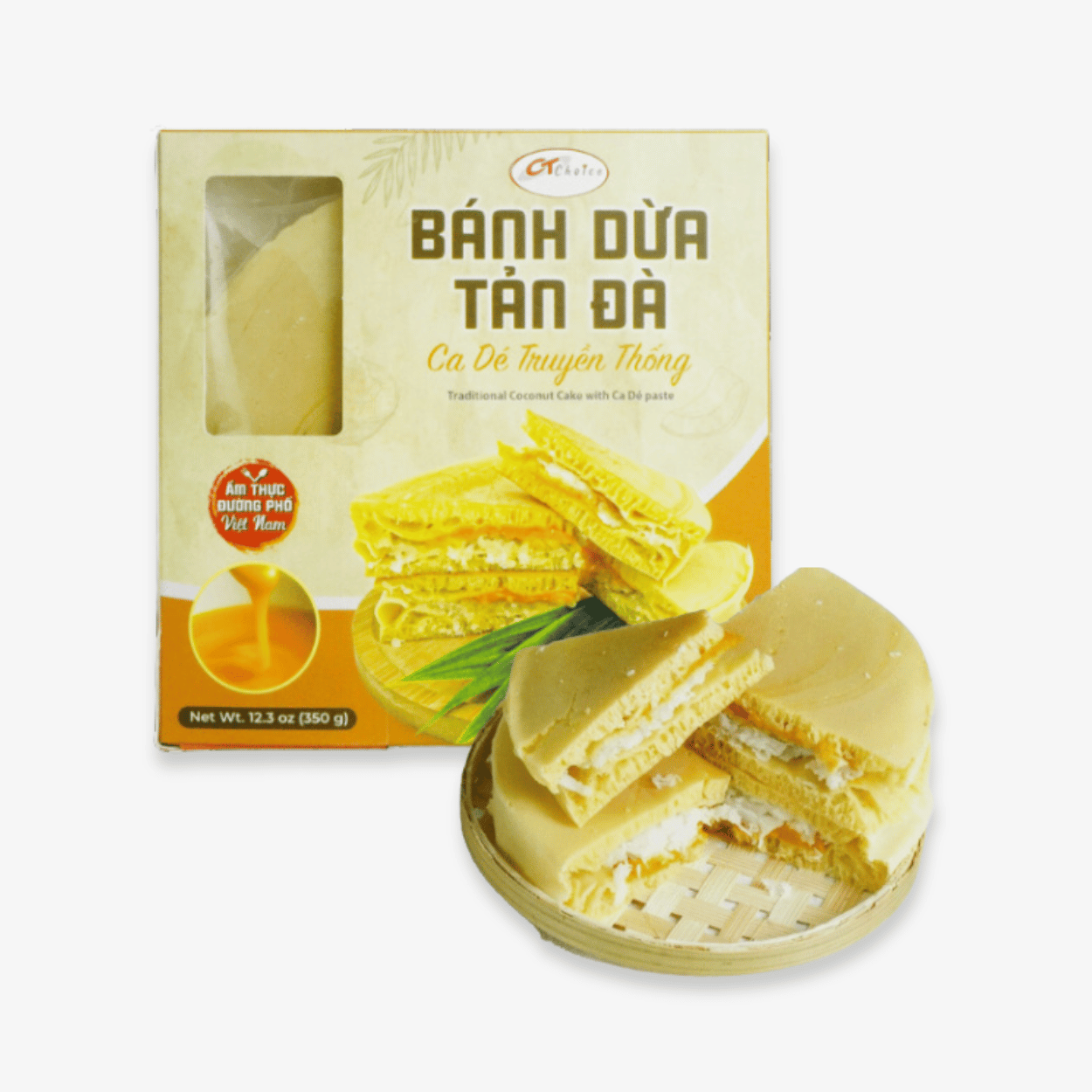 Bánh Dừa Tản Đà Cade | Coconut Cake with Ca Dé Paste