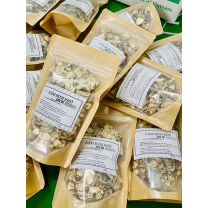Nấm Rơm Khô Thái Lát | Dried Sliced Straw Mushroom 100g