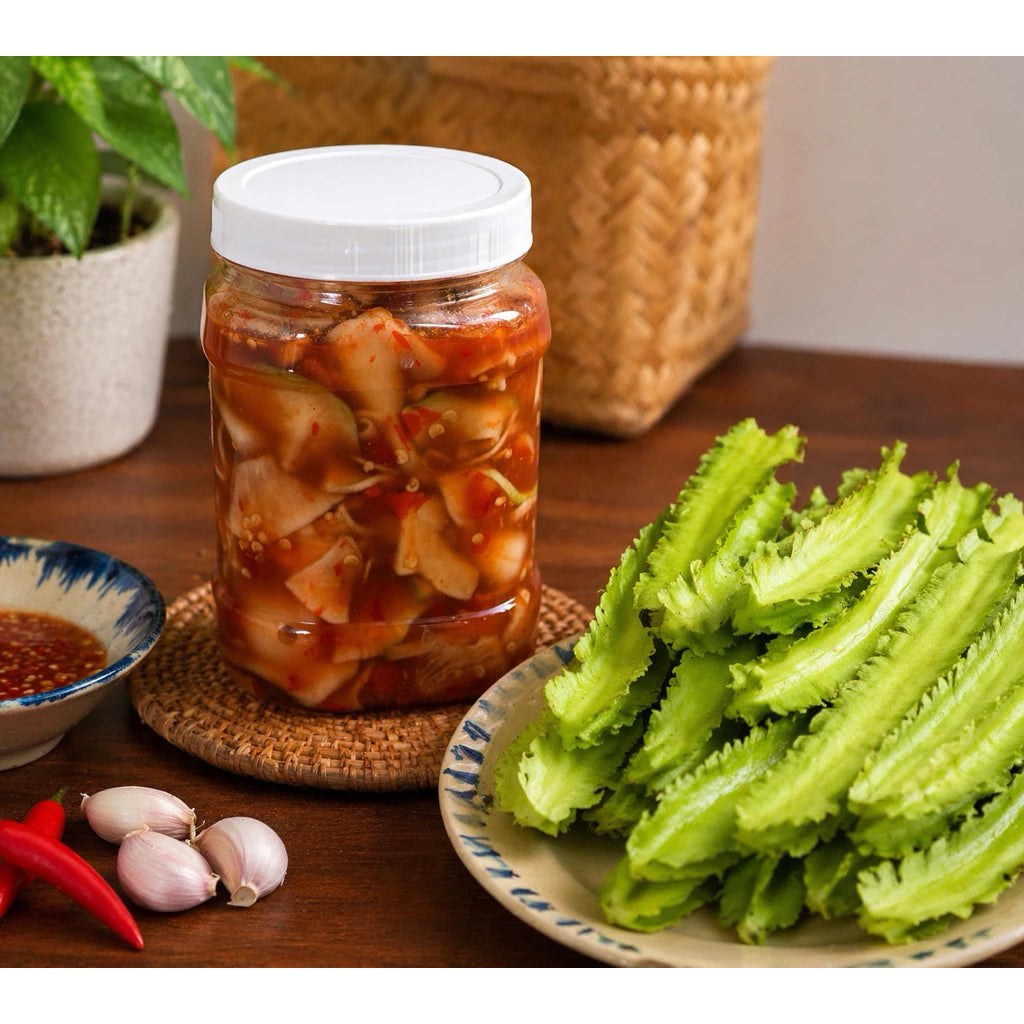 Mắm Dưa Đu Đủ Bé Ngọc | Vietnamese Pickle Vegetables 1kg