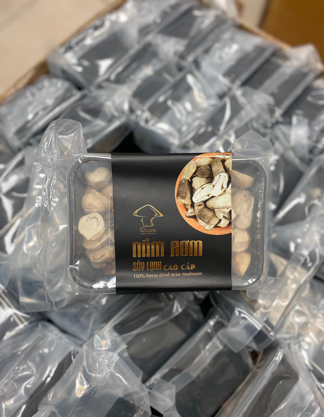 Nấm Rơm Sấy Lạnh | Freeze Dried Straw Mushroom 50g